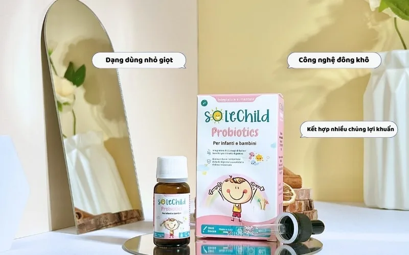 Thành phần men vi sinh SoleChild có gì đặc biệt và những lợi ích bất ngờ của SoleChild Probiotics