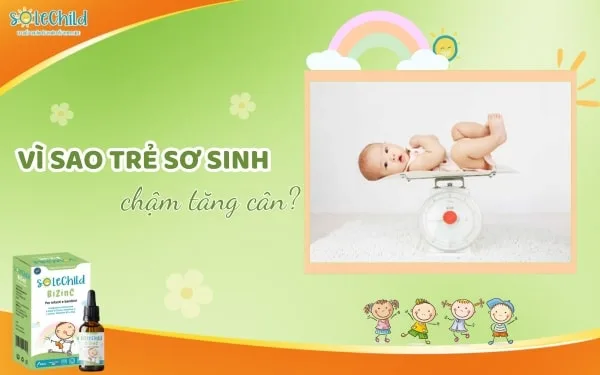 Vì sao trẻ sơ sinh chậm tăng cân và cách giúp con hấp thu tốt hơn?