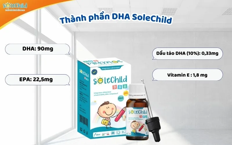 Thành phần DHA SoleChild có gì đặc biệt mà nhiều mẹ mê đến thế?