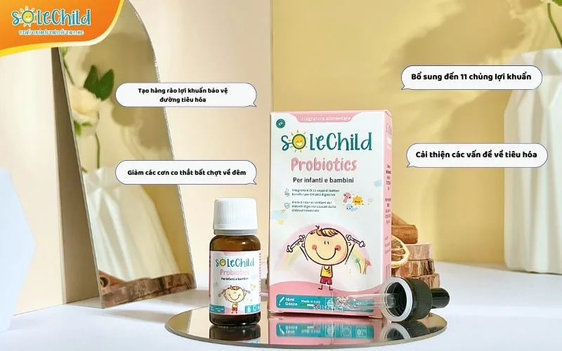 SoleChild Probiotics - Thương hiệu men 11 chủng đầu tiên tại Việt Nam