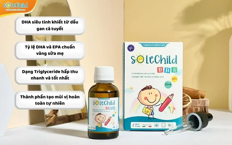 Thành phần DHA SoleChild có gì đặc biệt mà nhiều mẹ mê đến thế?