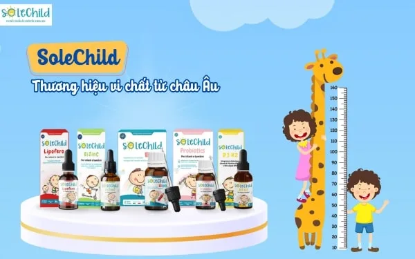 Báo Thừa Thiên Huế khẳng định SoleChild là thương hiệu vi chất chuẩn Âu giúp trẻ phát triển toàn diện từ sơ sinh