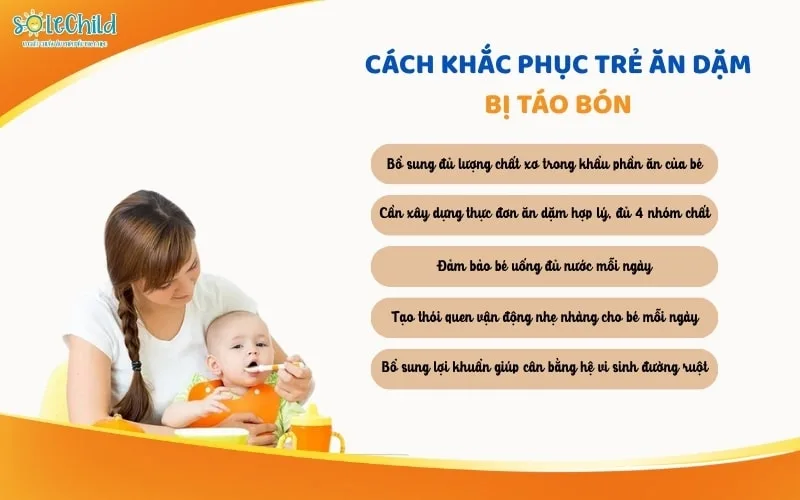 Trẻ ăn dặm bị táo bón: Nguyên nhân và cách khắc phục hiệu quả cho mẹ Trẻ ăn dặm bị táo bón: Nguyên nhân và cách khắc phục hiệu quả cho mẹ