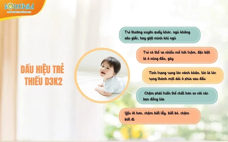 Bổ sung vitamin D3K2 cho trẻ sơ sinh mang lại tác dụng gì? Dùng như thế nào cho đúng?