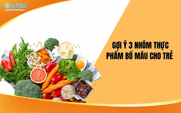 Gợi ý 3 nhóm thực phẩm bổ máu cho trẻ an toàn, dễ chế biến