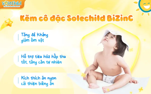 Kẽm hữu cơ là gì? 3 lý do nên ưu tiên lựa chọn kẽm hữu cơ cho bé? Ưu điểm vượt trội của Kẽm cô đặc Solechild BiZInC