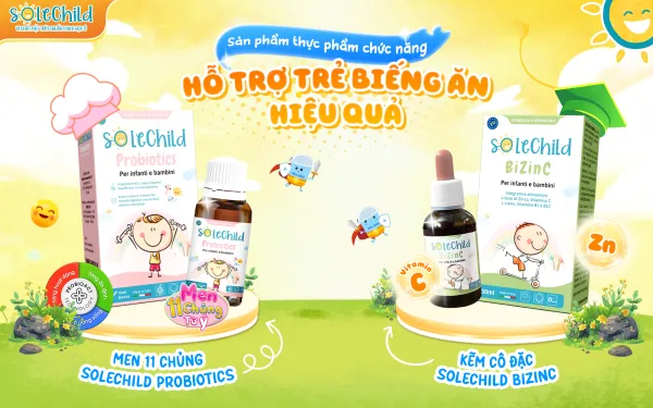 Thực phẩm chức năng cho trẻ biếng ăn: Giải pháp khoa học giúp con ăn ngon top 2 thực phẩm chức năng cho trẻ biếng ăn