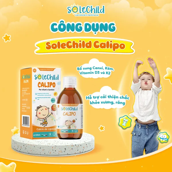 Góc giải đáp: Uống canxi solechild có cần uống D3K2 không? Công dụng canxi solechild